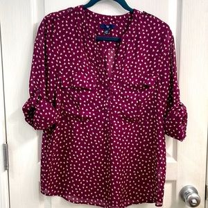 Gap Hearts Tunic Top Small